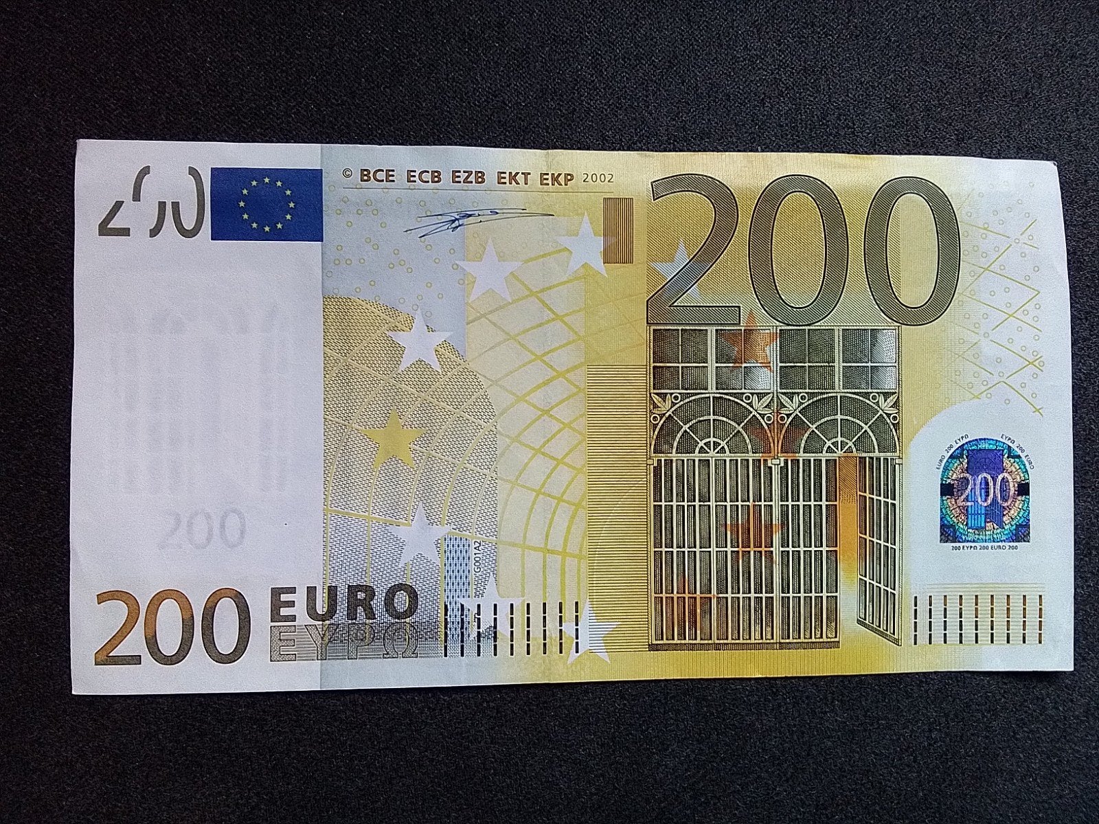 200 eurobiljet Nederland 2002 en meer biljetten zie foto"s, Postzegels en Munten, Bankbiljetten | Europa | Eurobiljetten, Ophalen of Verzenden