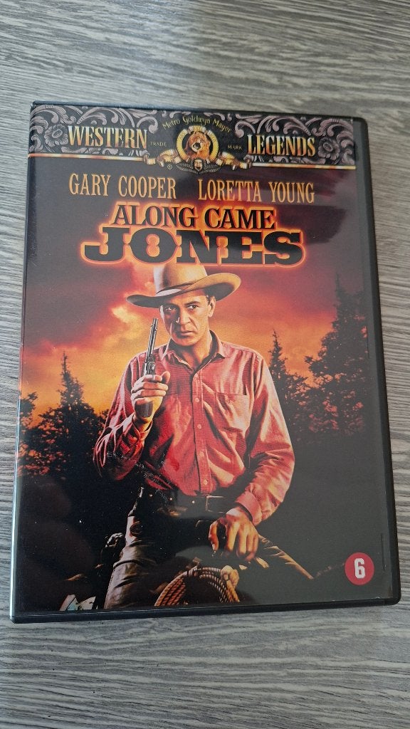 Along Came Jones western dvd met Gary Cooper, Nederlands, Ophalen of Verzenden, Zo goed als nieuw, Vanaf 12 jaar