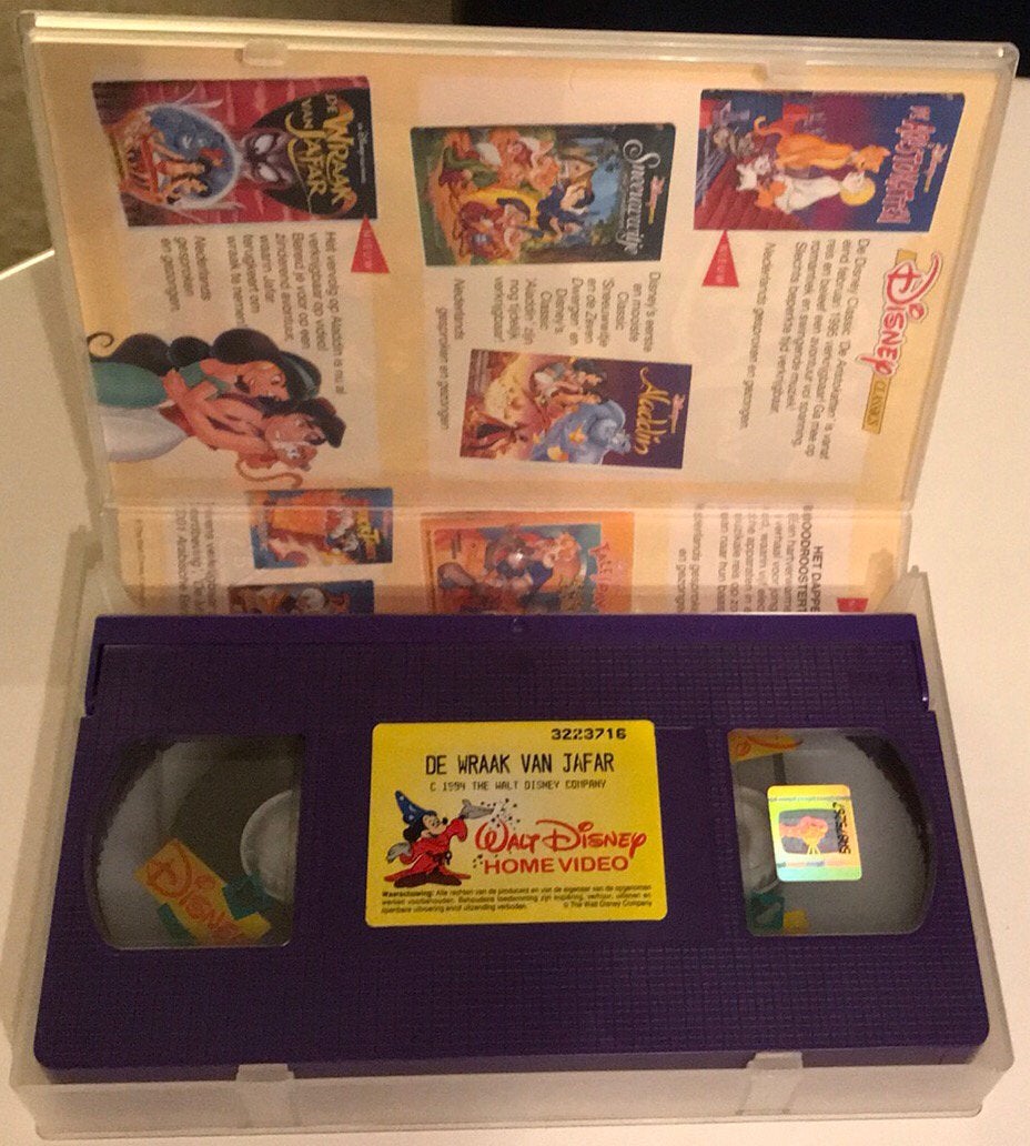De wraak van Jafar, Walt Disney, VHS, Tekenfilm, Alle leeftijden, Zo goed als nieuw, VHS
