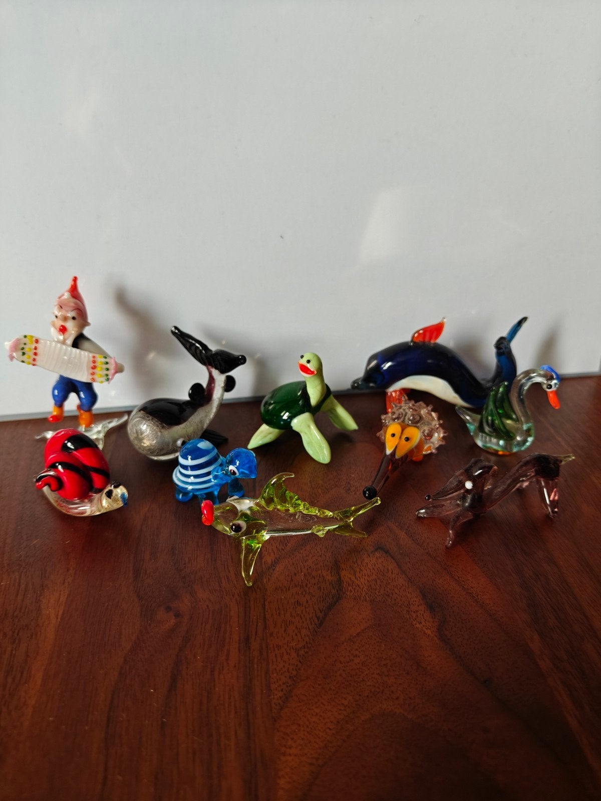 Kleine gekleurde glazen diertjes (Murano stijl), Ophalen of Verzenden