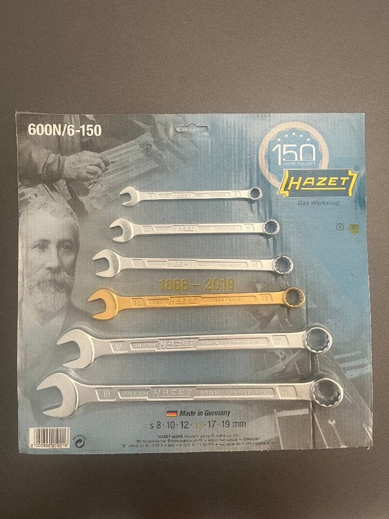 Hazet 600N jubileum set 150 jahre met gouden 13, Auto diversen, Autogereedschap, Ophalen of Verzenden, Nieuw