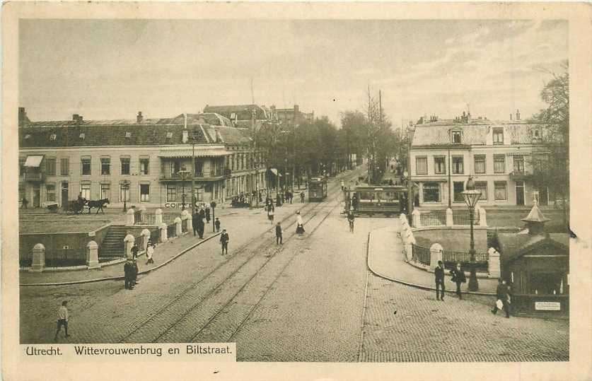 380-685-015 Utrecht Wittevrouwenbrug Biltstraat, Verzenden, Voor 1920, Utrecht