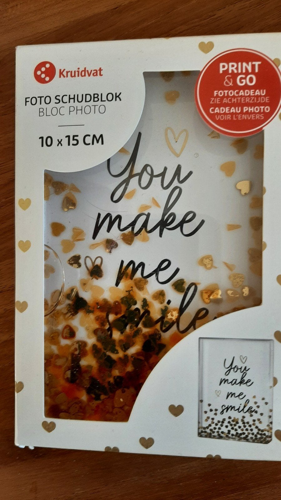 Kruidvat Foto Schudblok 10x15 cm - You Make Me Smile, Ophalen of Verzenden, Nieuw