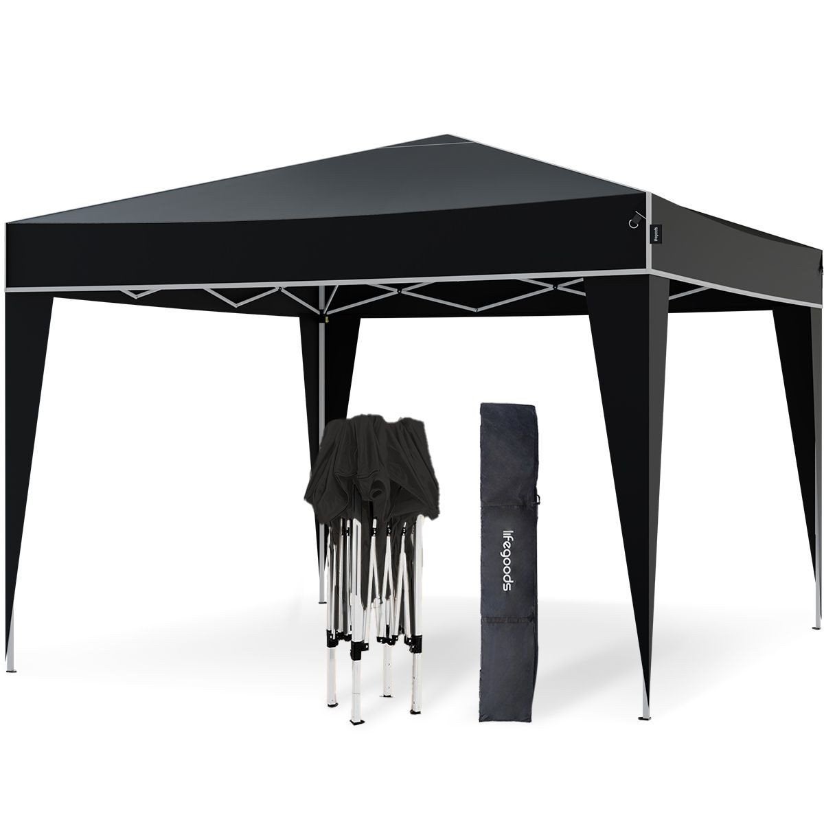 LifeGoods Partytent Plus - Zwart, NIEUW, Ophalen, Nieuw, Minder dan 5 meter