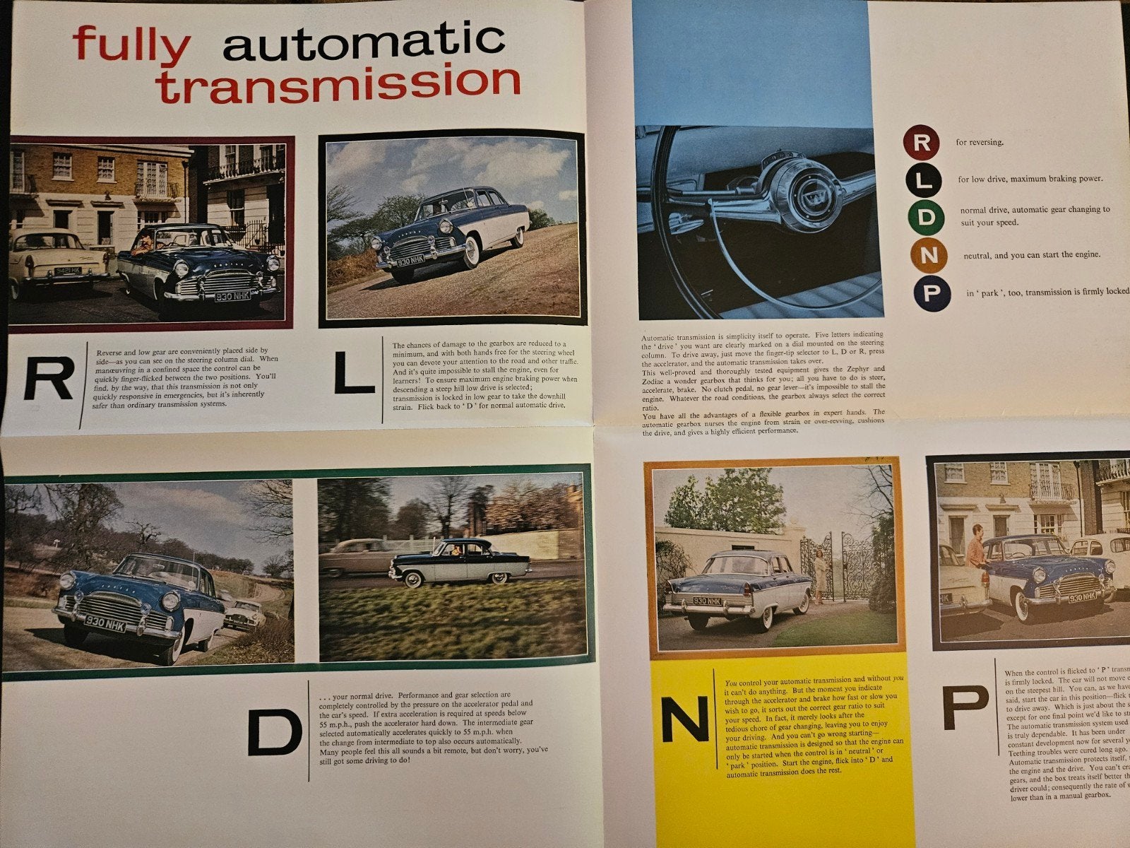Brochure Ford Zephyr & Zodiac Automatic 1961, Ophalen of Verzenden, Zo goed als nieuw, Ford