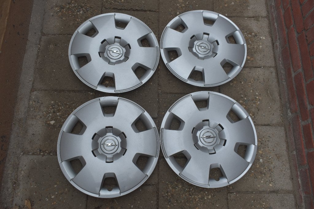 Set van 4 originele wieldoppen Opel Astra 16 inch (Model 1), Ophalen of Verzenden, Gebruikt