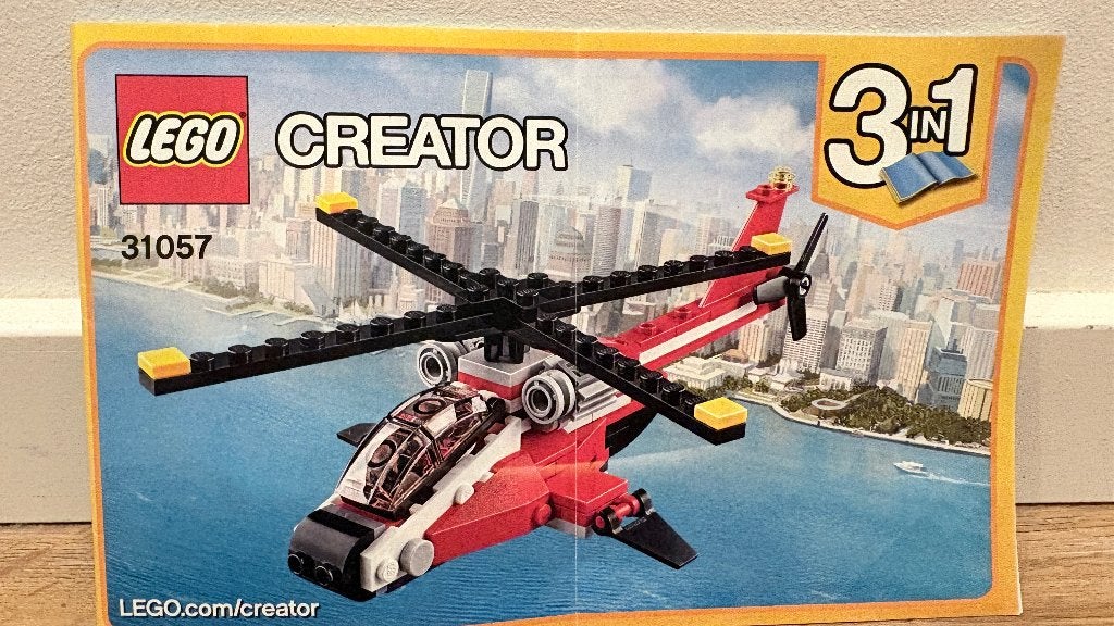 LEGO Creator 31057 - Luchtavontuur helicopter, Gebruikt, Lego, Ophalen of Verzenden, Creator