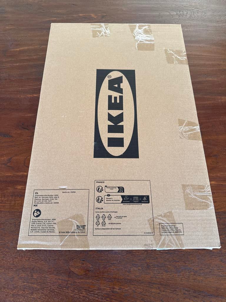 IKEA KNARREVIK Nachtkastje/Bijzettafel - Nieuw in doos, Minder dan 55 cm, Metaal of Aluminium, Nieuw, Rechthoekig