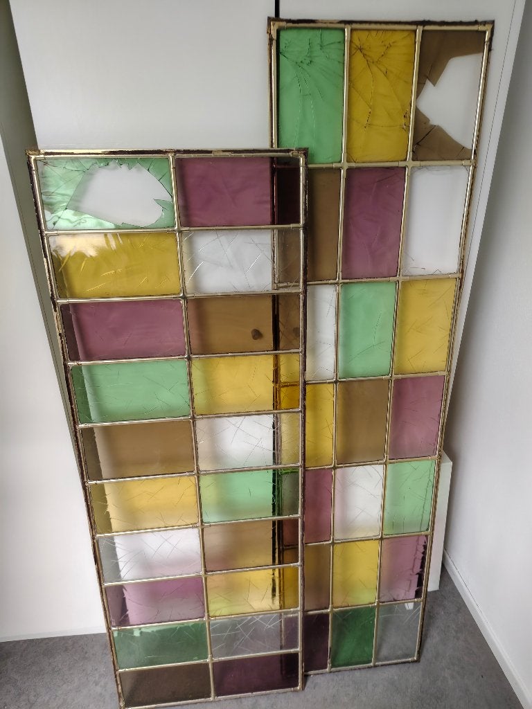 Glas in lood, Ophalen, Gebruikt