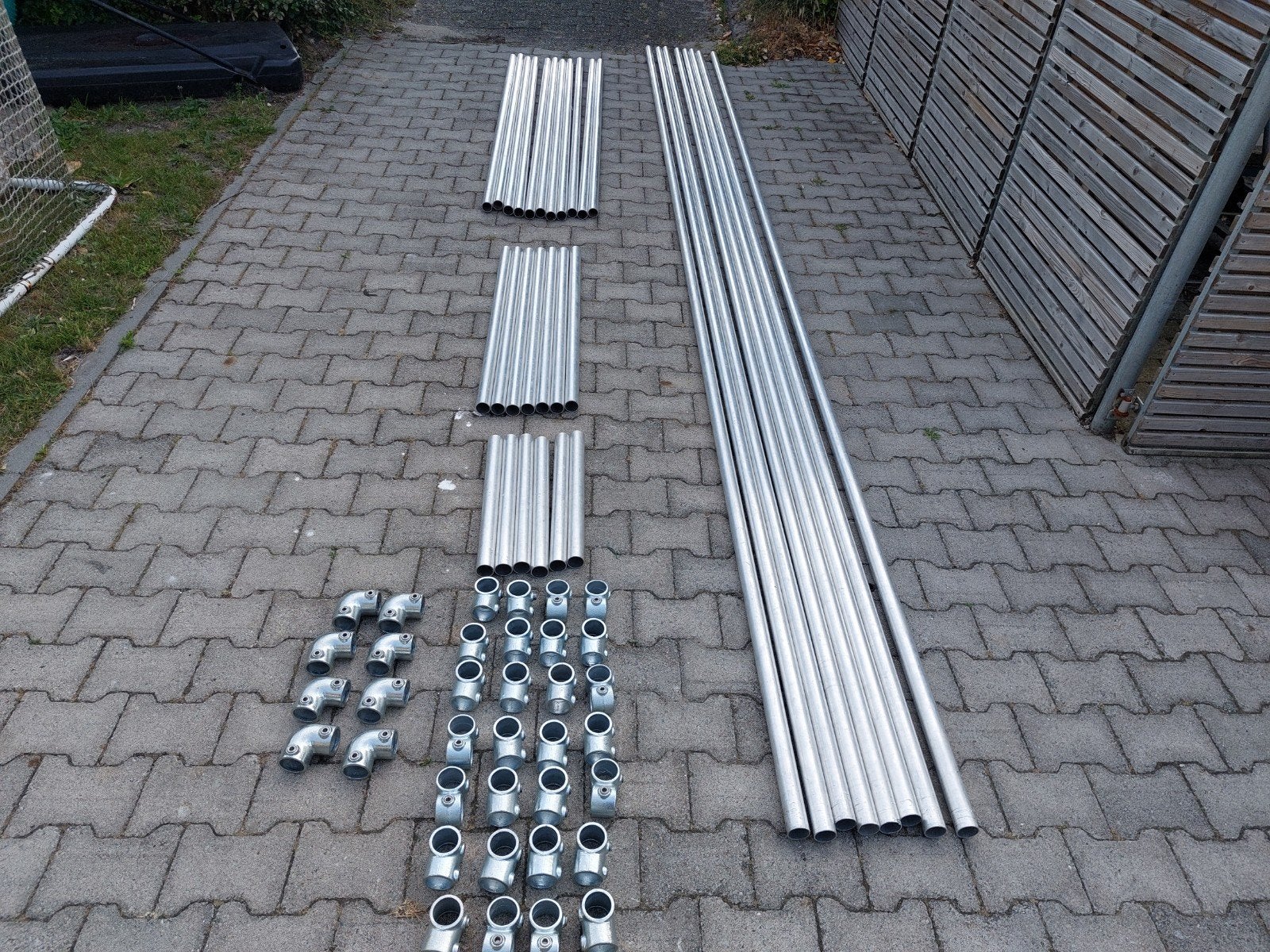 Partytent buizen en koppelingen - complete set, Tuin en Terras, Gebruikt, Partytent, 4 tot 6 meter, 5 tot 8 meter