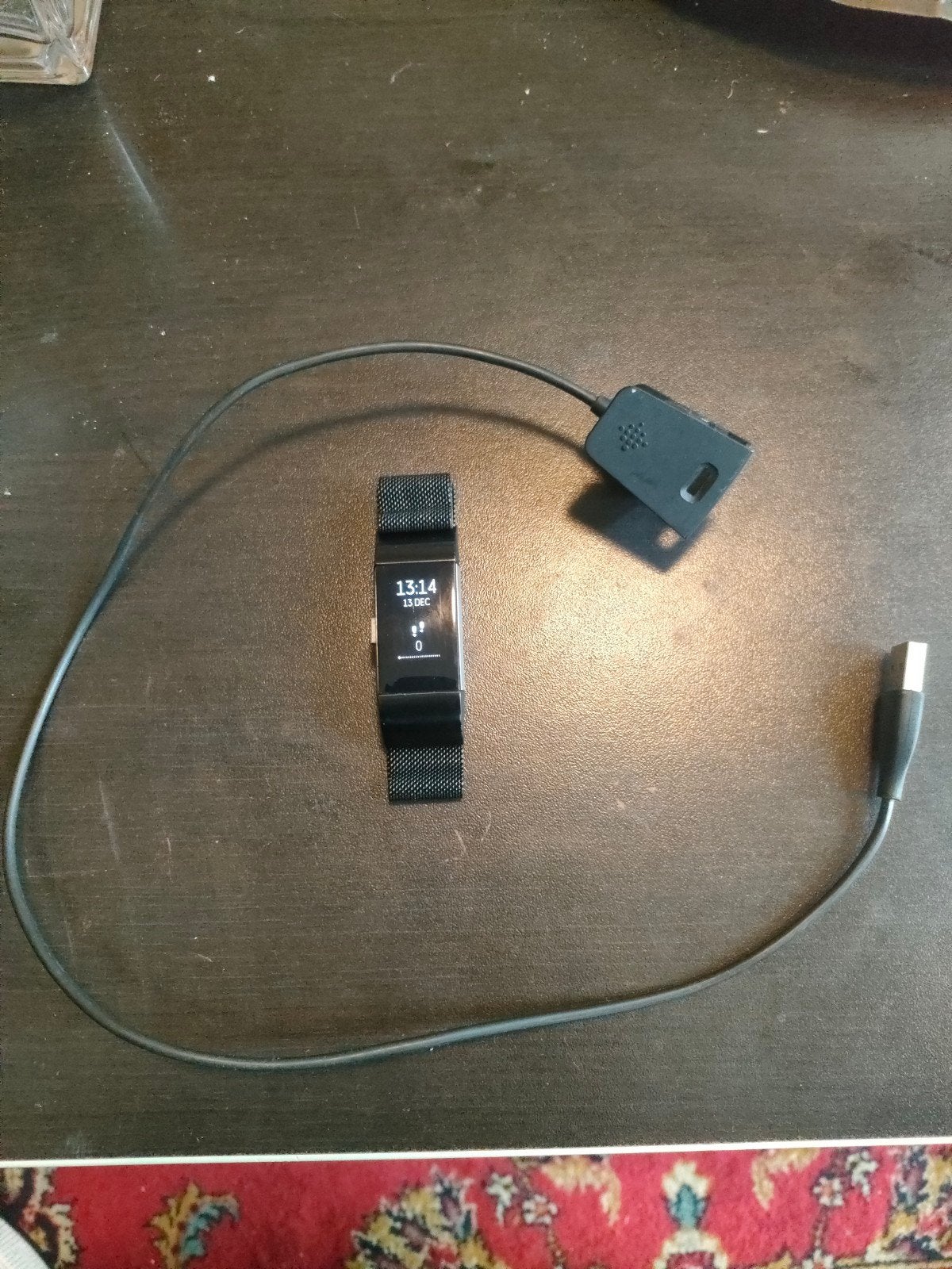 Fitbit Charge 2 activity tracker met oplader, Sieraden, Tassen en Uiterlijk, Activity trackers, Ophalen of Verzenden, Gebruikt