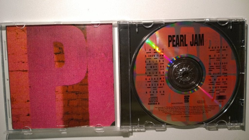 Pearl Jam - Ten, Cd's en Dvd's, Ophalen of Verzenden, Zo goed als nieuw, Poprock, Album