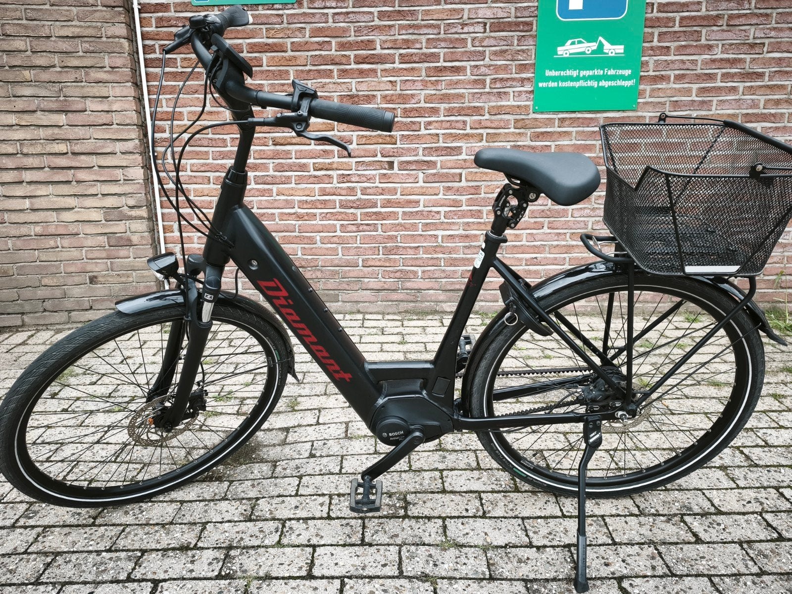 Elektrische Fiets Diamant , Riementrieb, Bosch . (Gazelle ), Fietsen en Brommers, Elektrische fietsen, Ophalen, Zo goed als nieuw