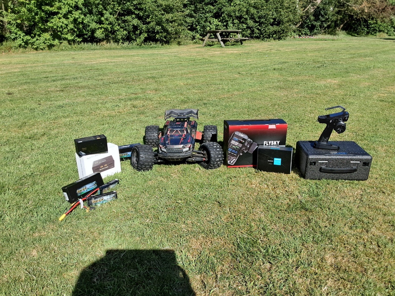 Arrma kraton 6s exb met veel accesoires, Ophalen, Gebruikt