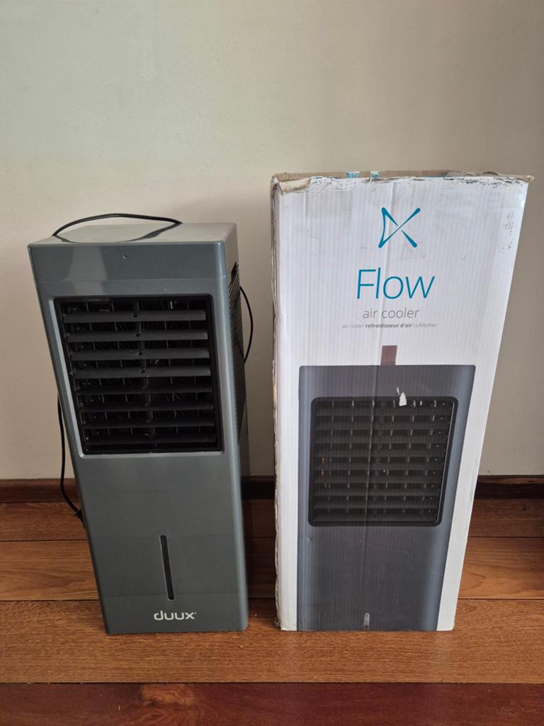 Duux Flow aircooler luchtkoeler ventilator, Ophalen, Ventilator met afstandsbediening, Gebruikt, Torenventilator