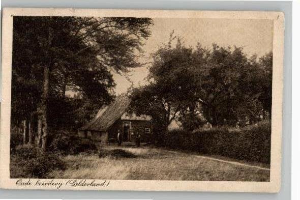 Oude Boerderij op de Veluwe 2 kaarten, Ophalen of Verzenden, Voor 1920, Gelopen, Gelderland