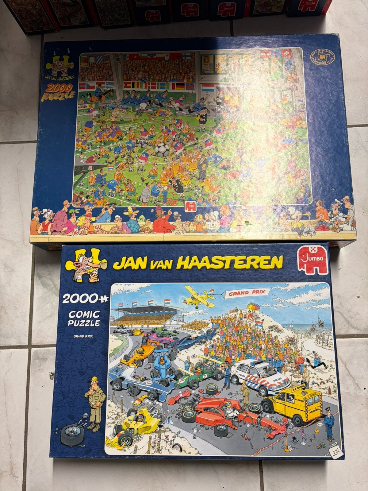 2x Jan van Haasteren 2000 stukjes, Ophalen of Verzenden, Meer dan 1500 stukjes, Zo goed als nieuw