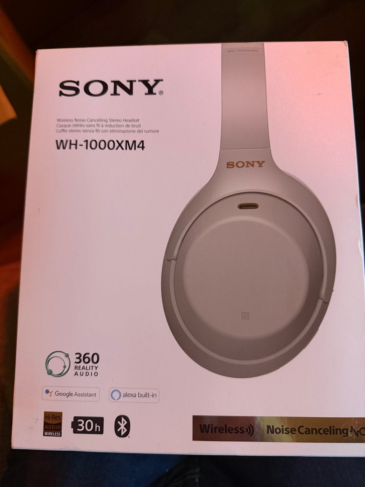 Sony WH-1000XM4 Draadloze Noise Cancelling Koptelefoon