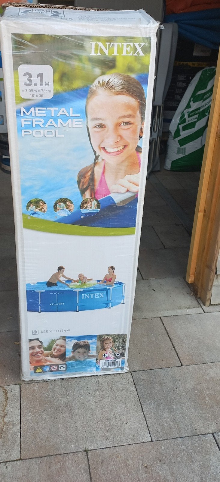 INTEX ZWEMBAD  NIEUW, Ophalen, Minder dan 80 cm, Rond, Opzetzwembad