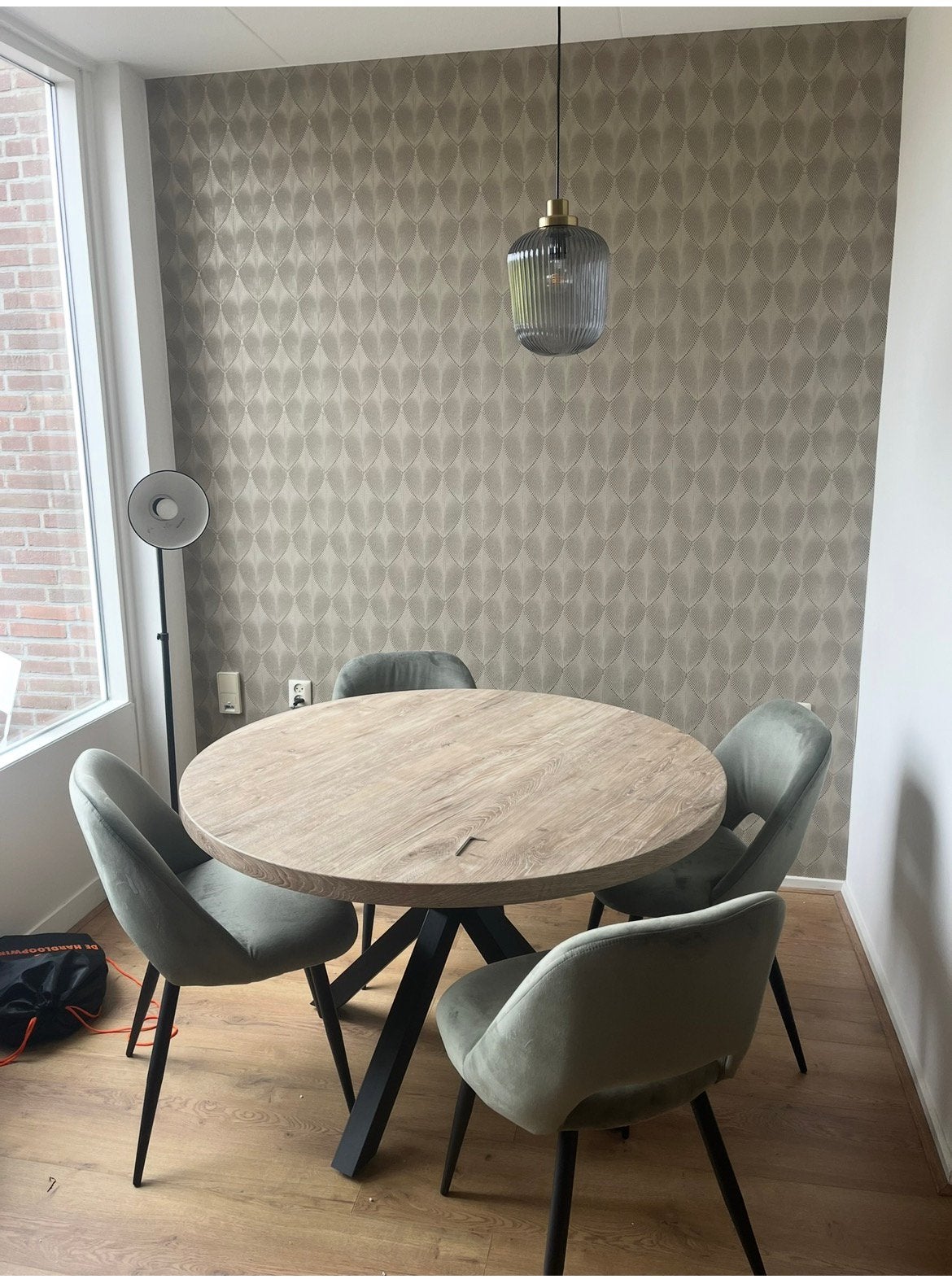 Eettafel rond, Gebruikt, 100 tot 150 cm, Rond, Ophalen of Verzenden