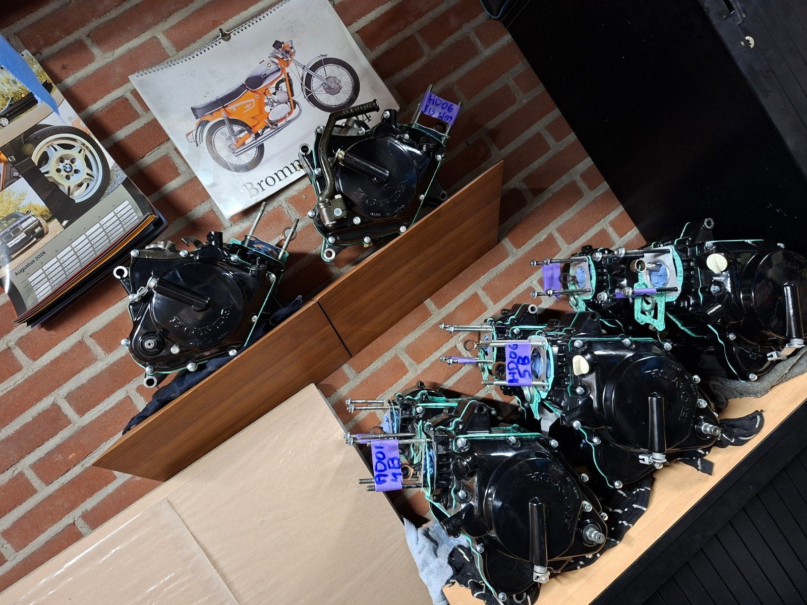 Te koop, gereviseerde Honda mt, mb en mtx blokken!, Fietsen en Brommers, Brommeronderdelen | Oldtimers, Ophalen of Verzenden, Zo goed als nieuw