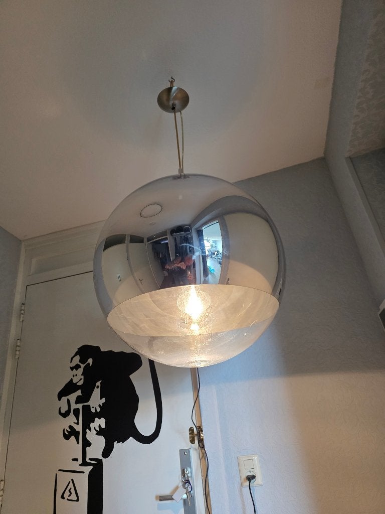 Tom Dixon Mirror Ball Lamp 50 cm, Ophalen, Gebruikt, Kunststof, Tom dixon