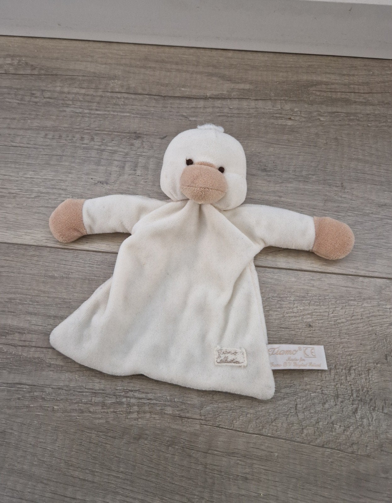 knuffeldoek knuffeldoekje tiamo eendje eend kuiken, Kinderen en Baby's, Speelgoed | Knuffels en Pluche, Ophalen of Verzenden, Zo goed als nieuw