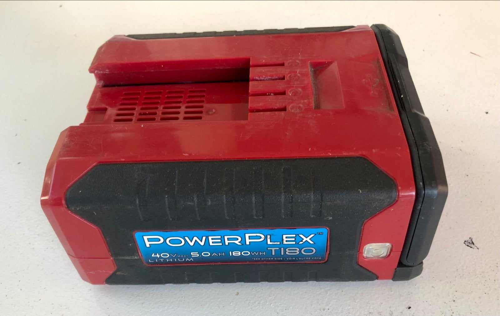 Toro PowerPlex 40V 5.0Ah Accu - Defect, Doe-het-zelf en Verbouw, Elektra en Kabels, Ophalen of Verzenden, Gebruikt, Overige merken