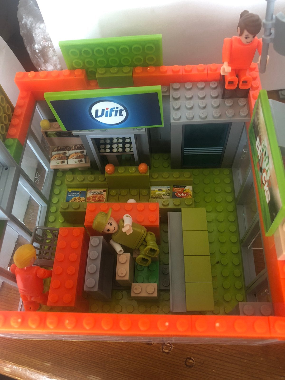 Winkeltje van mini blokken compatibel met lego, Ophalen of Verzenden, Gebruikt