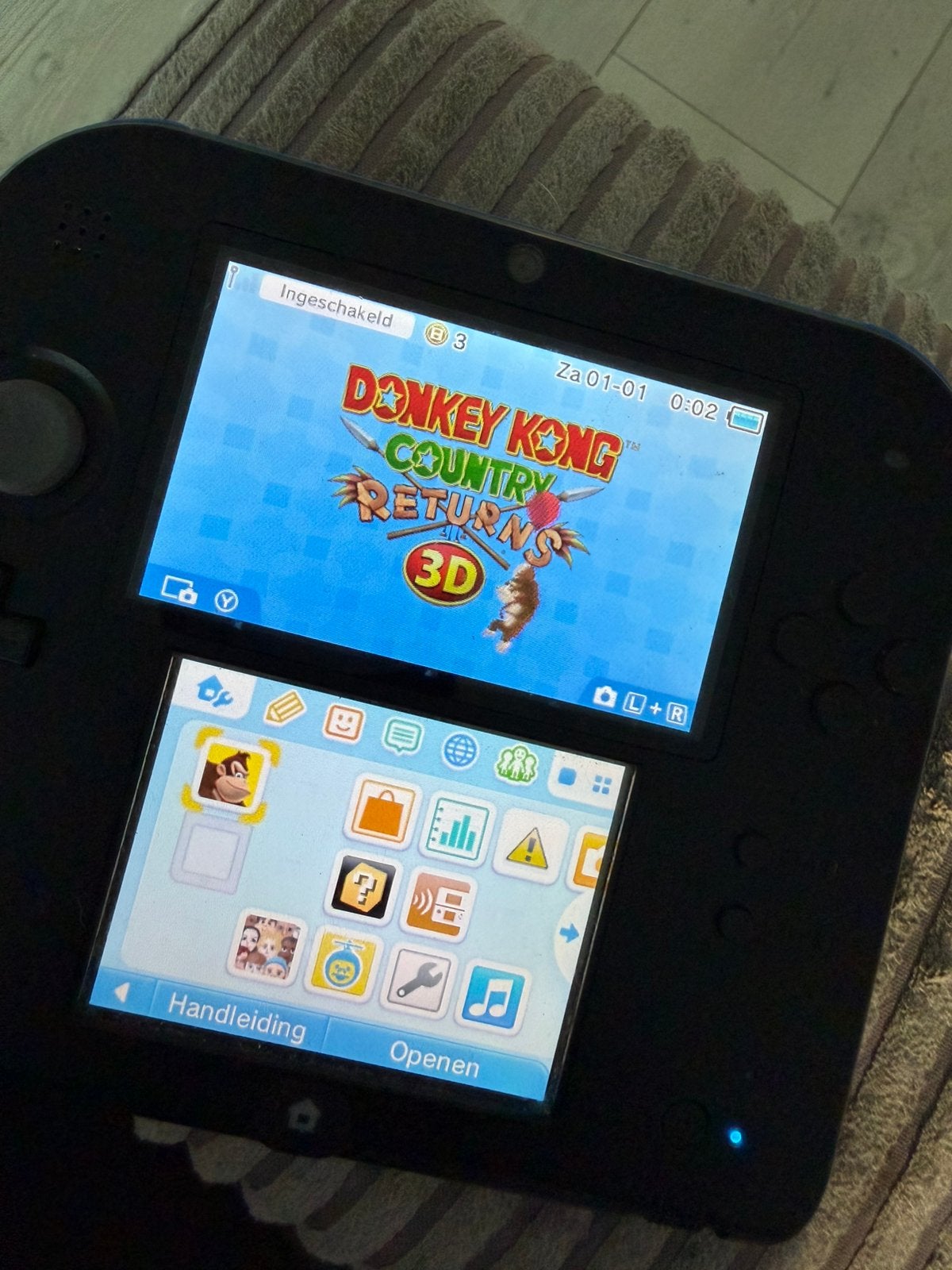 Nintende 2ds Donkey kong game, Spelcomputers en Games, Ophalen of Verzenden, Zo goed als nieuw, 2DS
