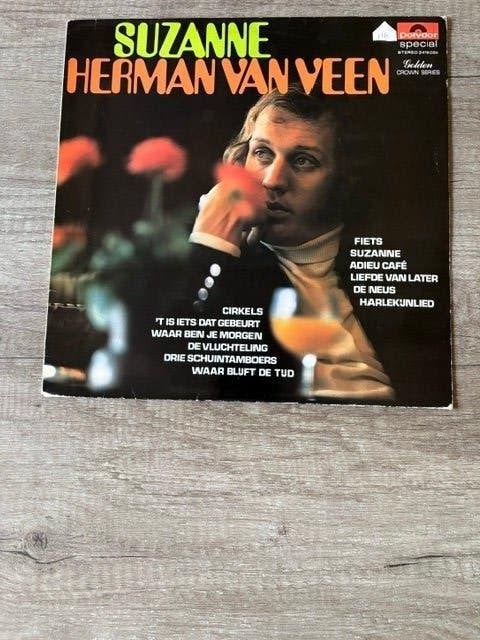 LP Herman van Veen - Suzanne - 1973, Ophalen of Verzenden, Gebruikt, 12 inch, Levenslied of Smartlap