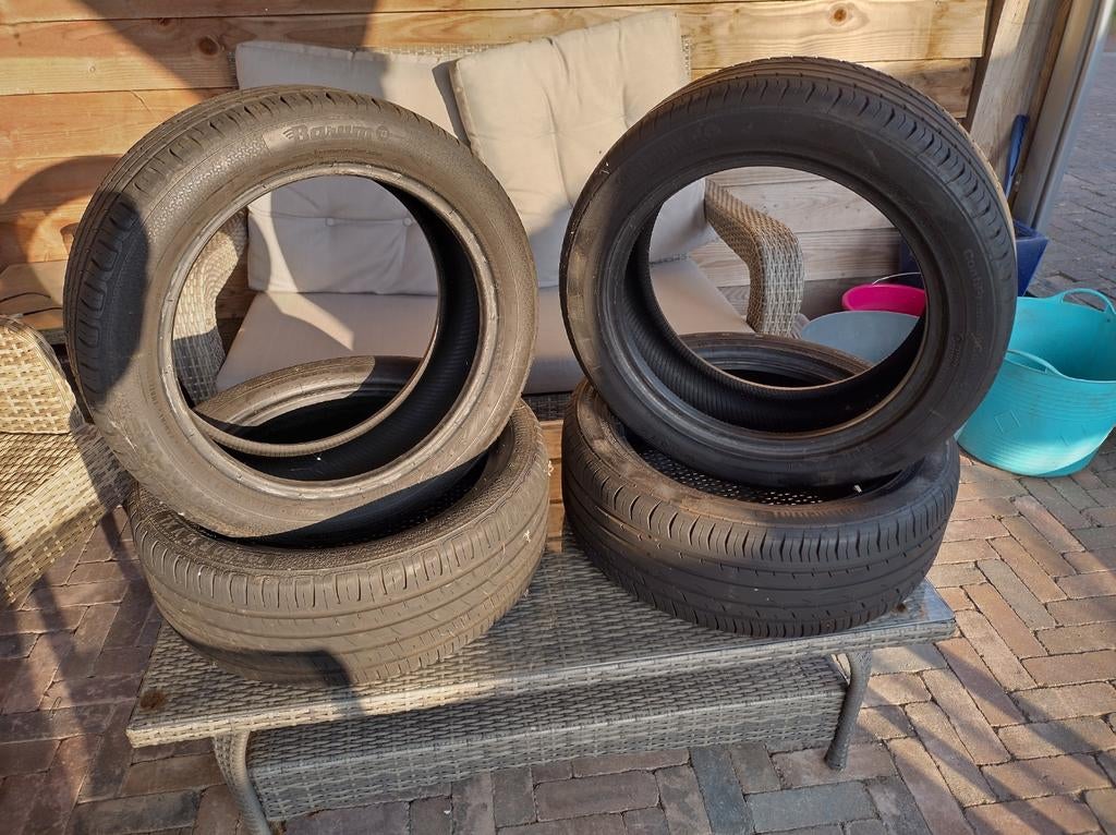 Nissan Micra Renault Clio velgenset, Auto-onderdelen, Banden en Velgen, Ophalen, Gebruikt, 16 inch, Banden en Velgen