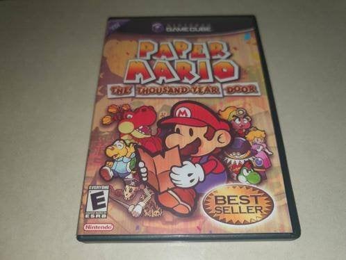 Paper Mario The Thousand Year Door GameCube GC Game Case (2), Spelcomputers en Games, Games | Nintendo GameCube, Verzenden, 1 speler