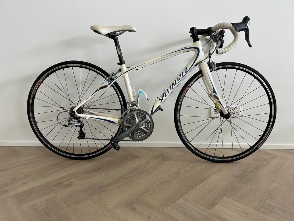 Specialized witte racefiets Carbon, Fietsen en Brommers, Fietsen | Racefietsen, Overige merken, 28 inch, Gebruikt, Carbon