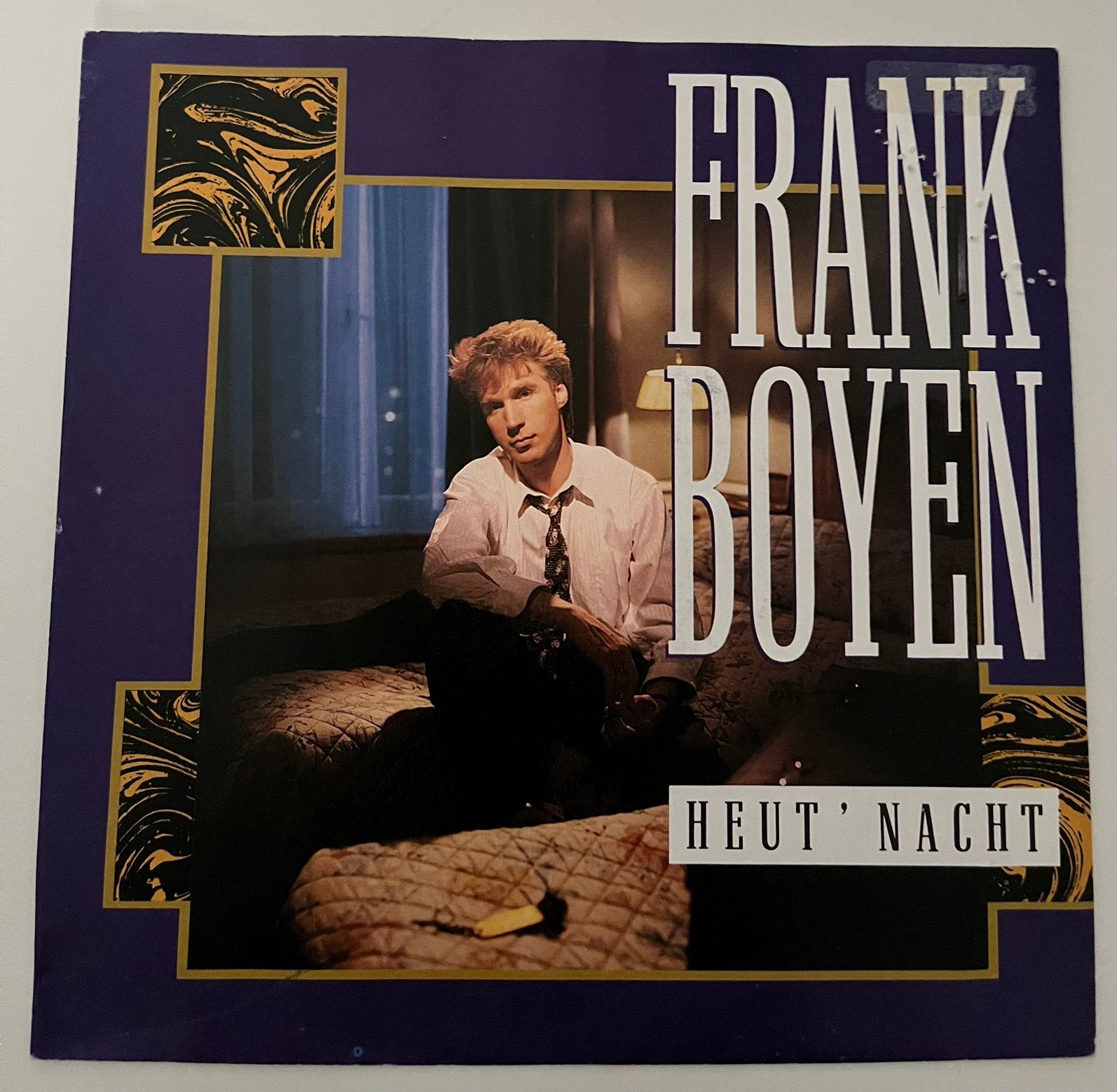 Frank Boeijen Heut Nacht Duitstalige 7” vinyl single 1988, Cd's en Dvd's, Verzenden, Zo goed als nieuw