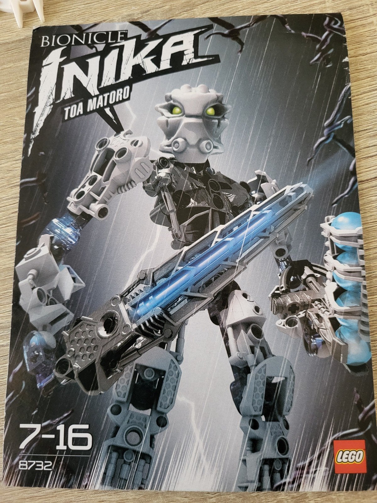 Lego Bionicle Toa Matoro 8732 uit 2006 zonder doos, Ophalen of Verzenden, Gebruikt