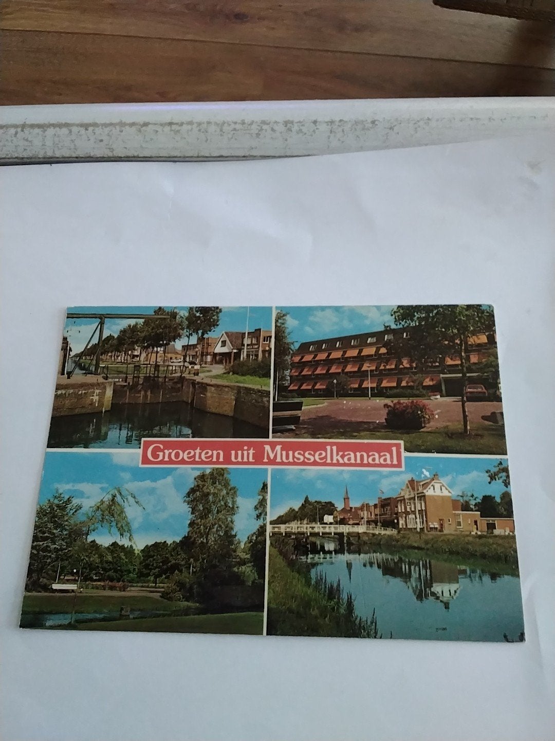 Vintage Ansichtkaart Groeten uit Musselkanaal, Ophalen of Verzenden, 1960 tot 1980, Gelopen, Groningen