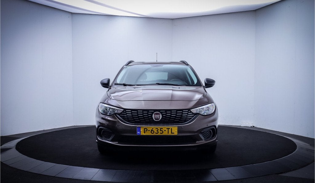 Fiat Tipo Stationwagon 1.4 16v LOUNGE STOELVERW | CLIMA | CR, Auto's, Fiat, Stof, Gebruikt, 4 cilinders, Bruin