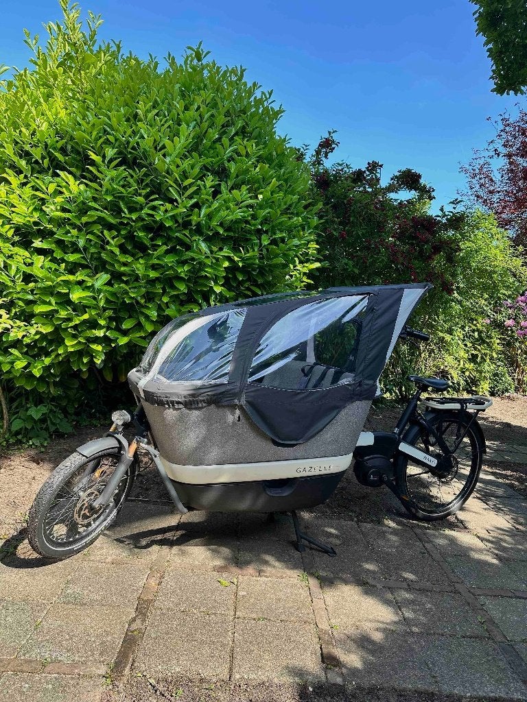 Gazelle Makki Load Connect 500Wh uit 2022 - zeer nette staat, Ophalen, Elektrisch, Zo goed als nieuw, 2 kinderen