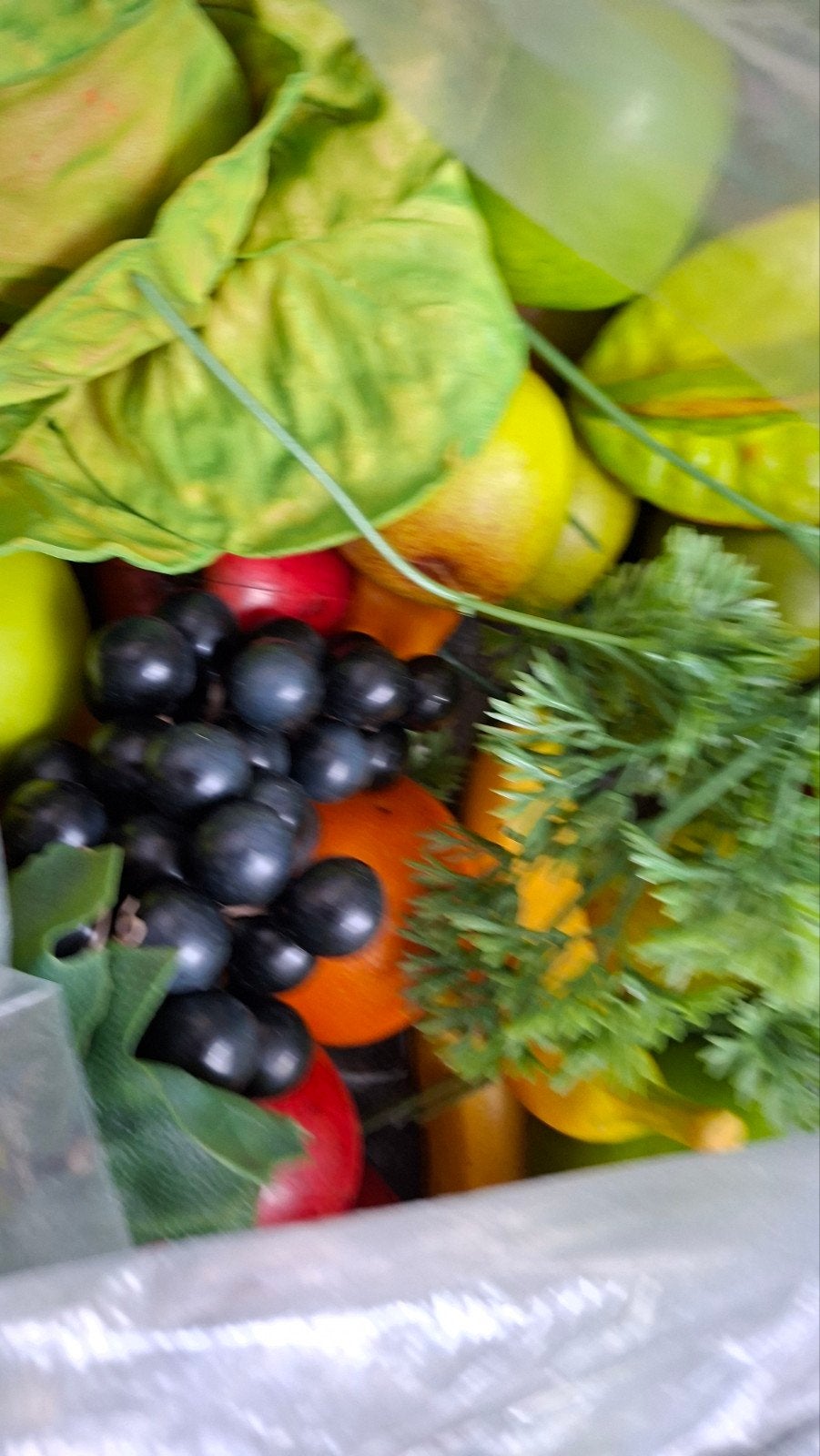 plastic fruit / groente deco, Ophalen of Verzenden