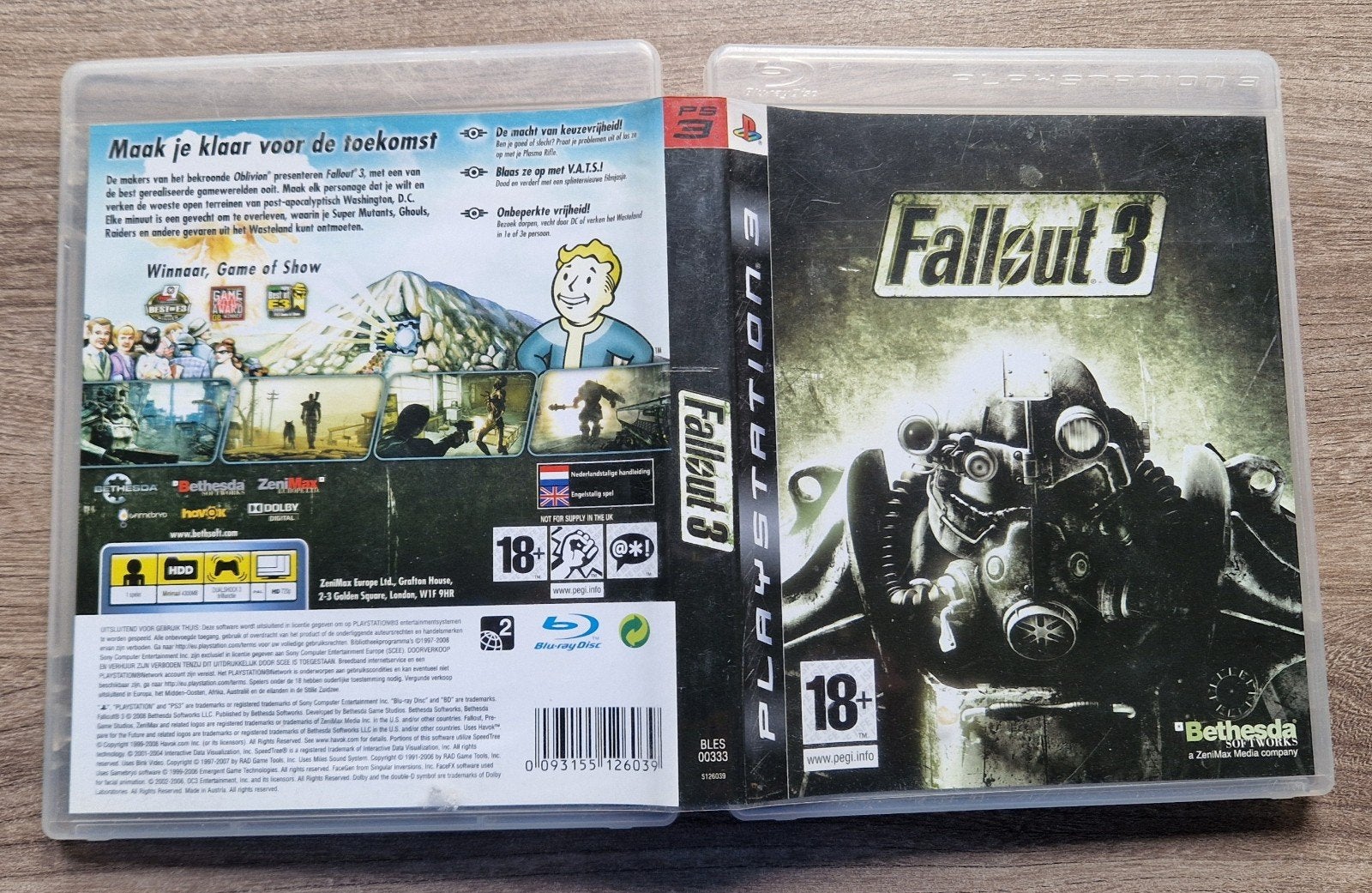Fallout 3 (PlayStation 3) - Post-apocalyptisch Avontuur, Gebruikt, Vanaf 18 jaar, 1 speler, Ophalen of Verzenden