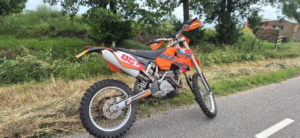 KTM 450 EXC RACING 2005 met kenteken en veel extra's!, Motoren, Motoren | KTM, Particulier, Enduro, 12 t/m 35 kW, 1 cilinder, Minimaal motorrijbewijs A2