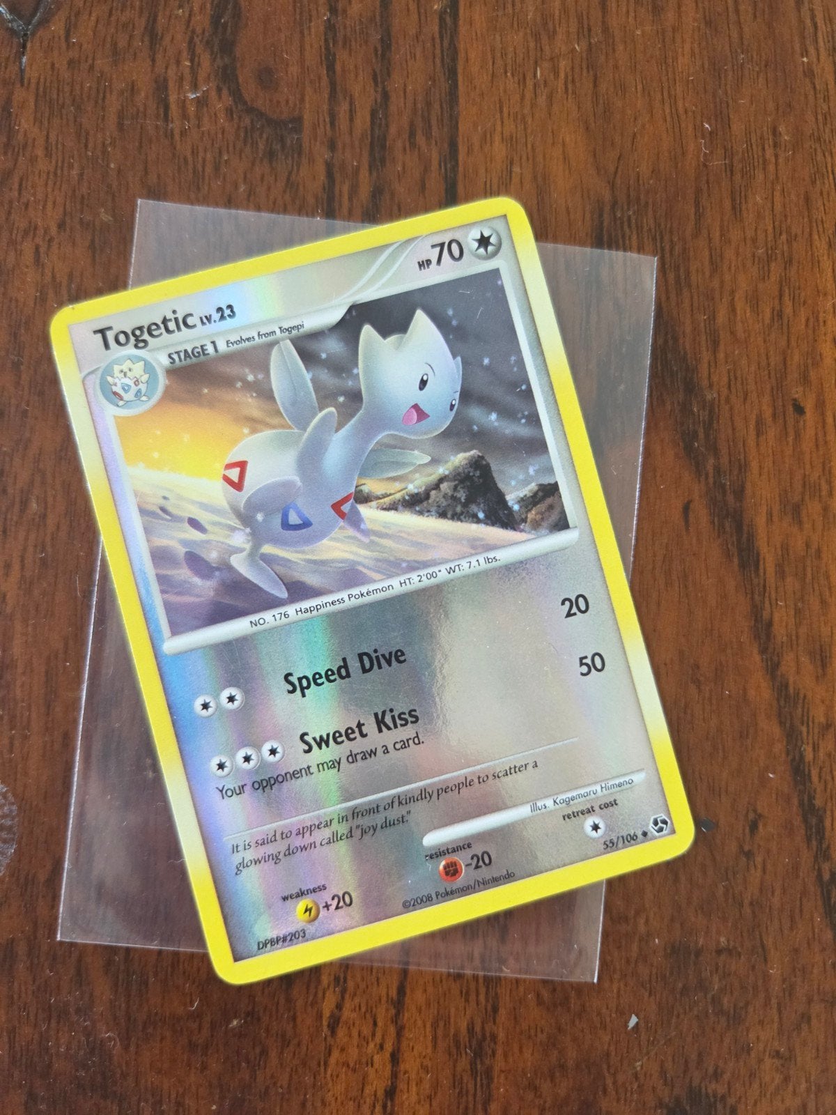Togetic 55/106 Reverse Holo, Ophalen of Verzenden, Zo goed als nieuw