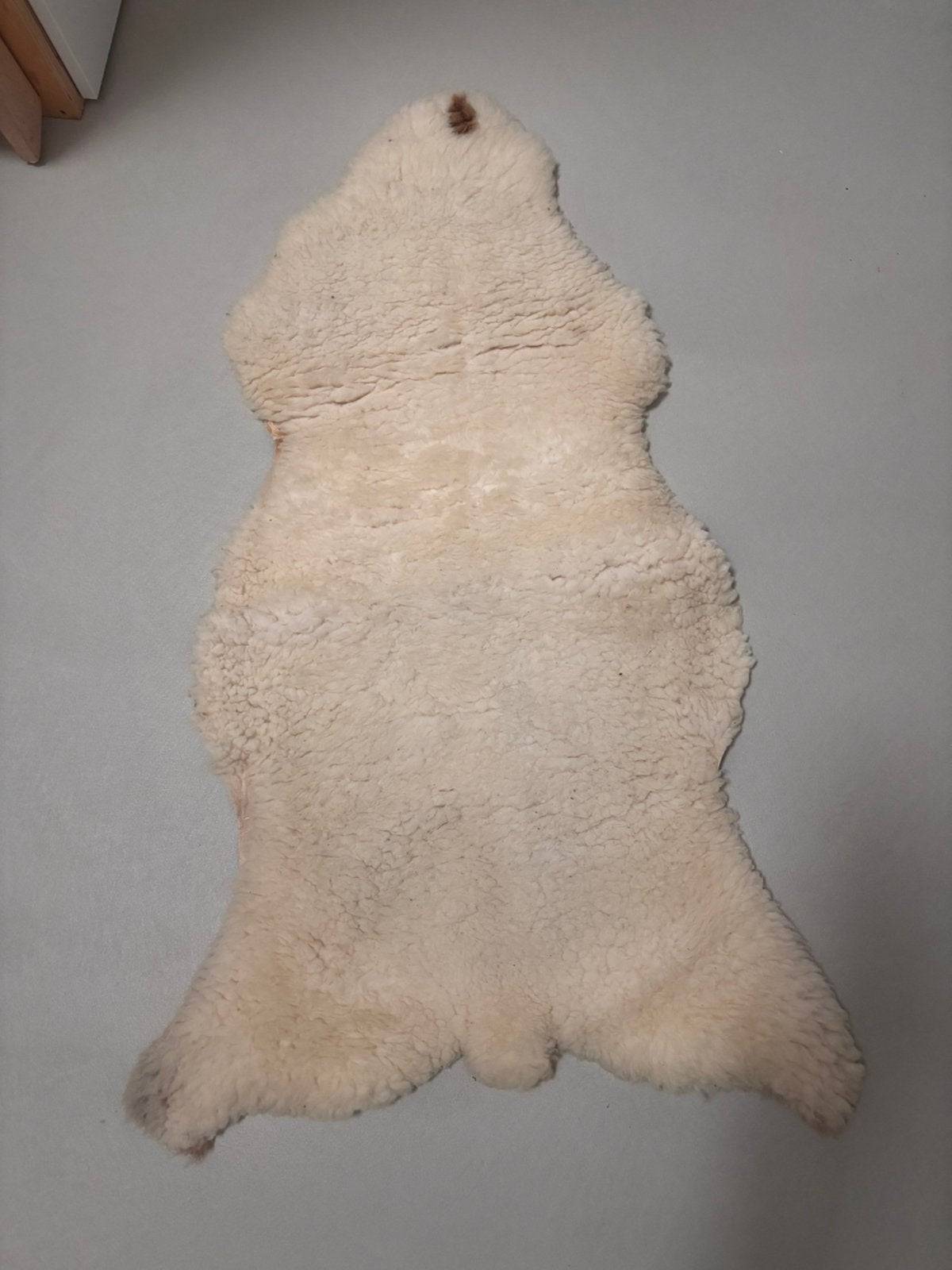 Schapenvacht wit 112x73 cm, mooie kwaliteit, 73 cm, Gebruikt, 112 cm, Wit