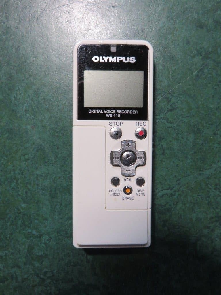 stemrecorder Olympus WS110, Ophalen of Verzenden, Zo goed als nieuw, Olympus