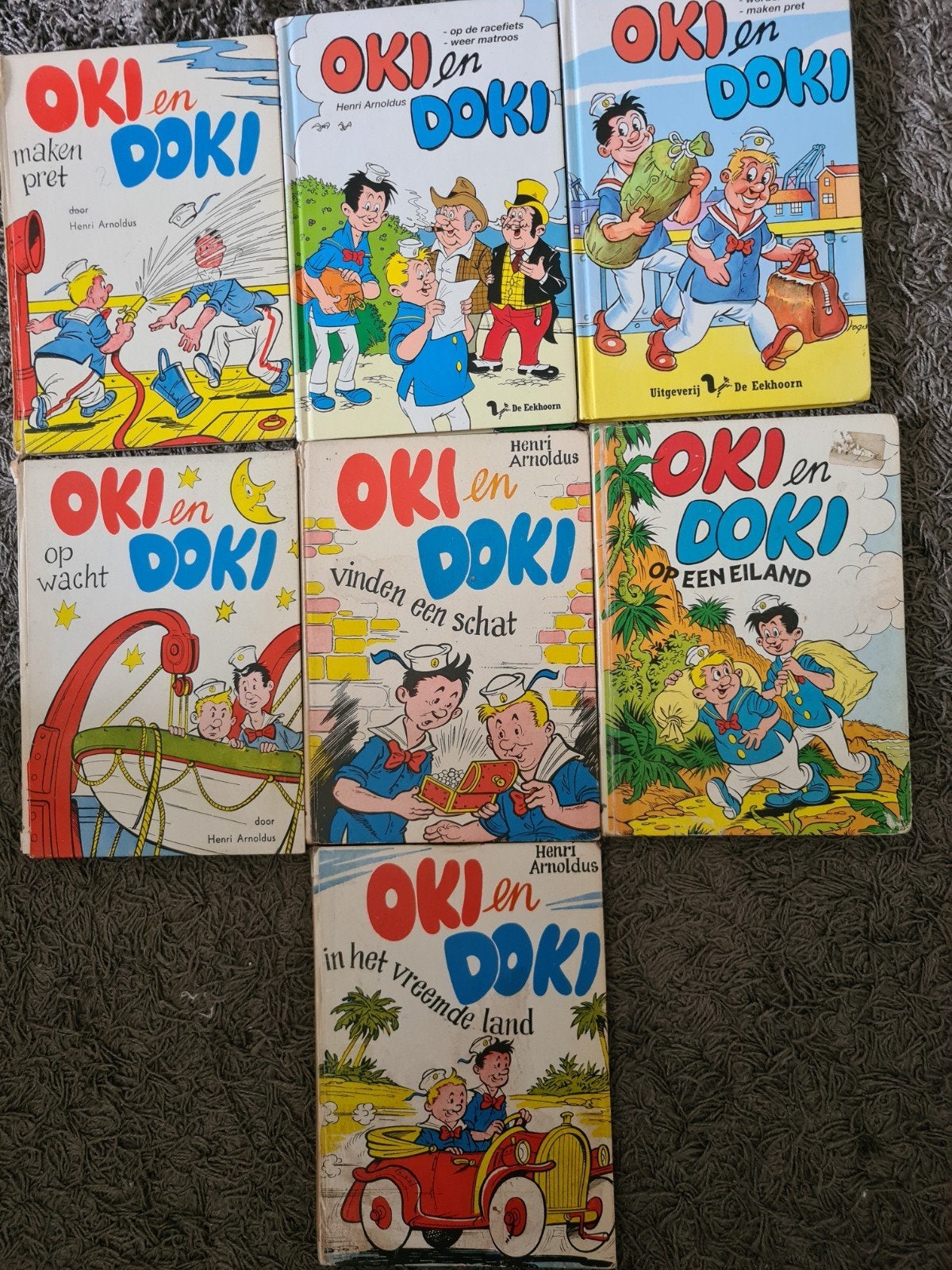 Oki en Doki - 7 delen, Ophalen of Verzenden, Gelezen, Fictie algemeen