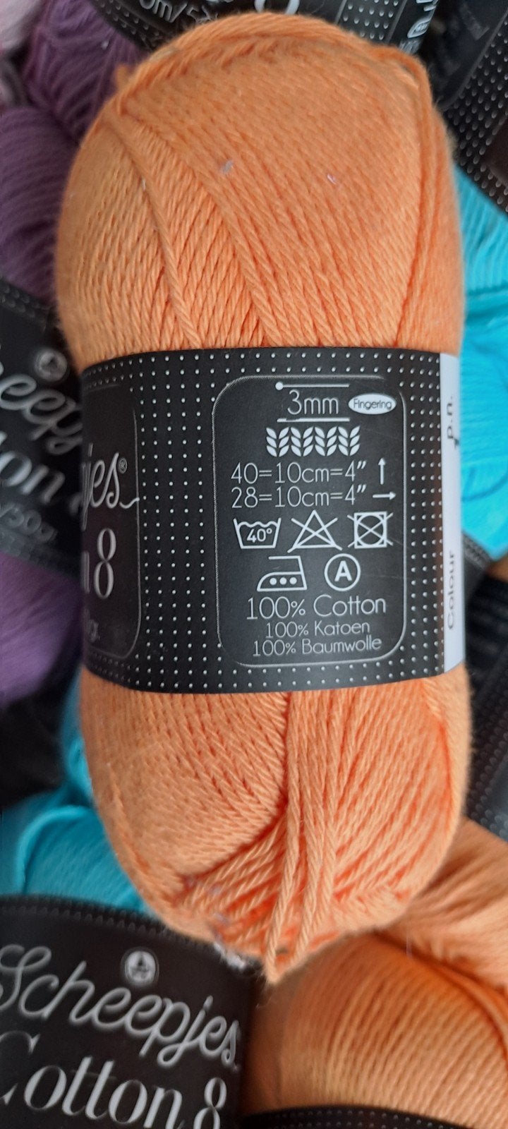 Nieuw Scheepjes Cotton 8 katoen garen - 35 bollen, Ophalen of Verzenden, Nieuw, Breien of Haken, Wol of Garen