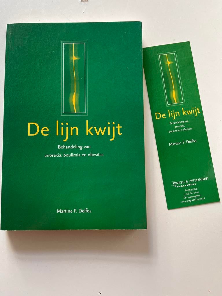 De lijn kwijt: Behandeling  eetstoornissen Martine F Delfos, Boeken, Ophalen of Verzenden, Gelezen, Ziekte en Allergie