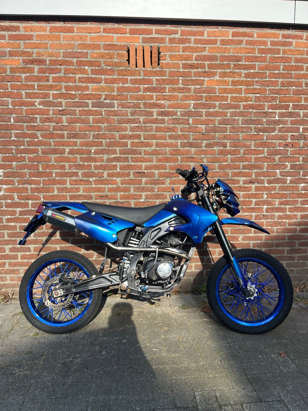 Orion AGB-30 Schakelbrommer - Unieke blauwe custom lak, Gebruikt, Ophalen, Overige merken, 4 versnellingen
