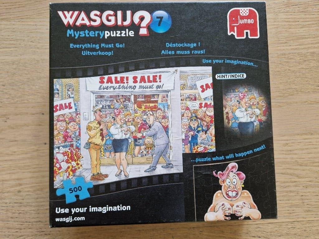 Was Gij ?  7   legpuzzel, Ophalen, 500 t/m 1500 stukjes, Zo goed als nieuw, Legpuzzel